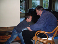 Ik zal die opa even een lesje leren